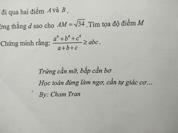 Giáo viên dạy Toán 'bắt trend' 'trứng rán cần mỡ, bắp cần bơ...' để nhắc nhở học sinh học hành chăm chỉ khiến dân mạng cười bò