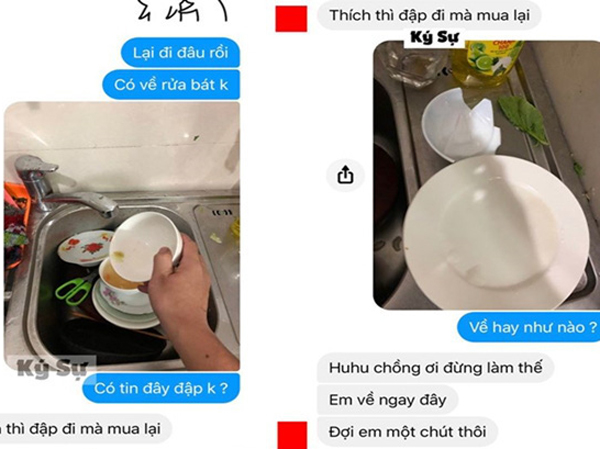 Bị vợ lười ép rửa bát mấy tháng liền, anh chồng cay cú nghĩ ra 1 cách khiến cô vợ phải xuống nước phi về nhà ngay