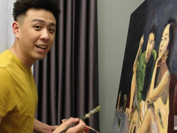 Khoe tài vẽ tranh điệu nghệ trong vlog mới, Huyme lại để lộ bằng chứng đang hẹn hò với 'hot girl tạp hóa' Hàn Hằng
