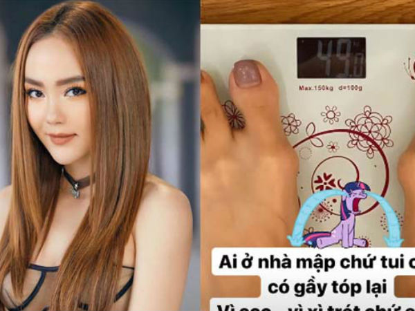Minh Hằng lo lắng khi liên tục sụt cân dù chỉ ở nhà nghỉ ngơi giữa mùa dịch