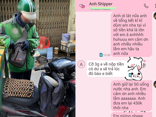Ấm lòng với cách hành xử của anh shipper tốt bụng, nhưng cách mà cô gái được giúp đỡ còn khiến dân mạng quắn quéo vì dễ thương hơn
