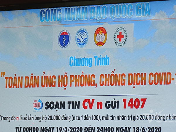 Tiền ủng hộ phòng chống COVID-19 qua tin nhắn vượt 100 tỷ đồng