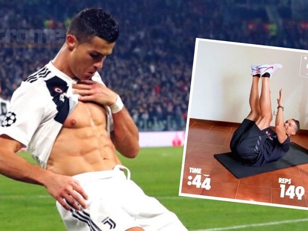 'Thử thách gập bụng' của Ronaldo bị đánh bại bởi một nữ VĐV