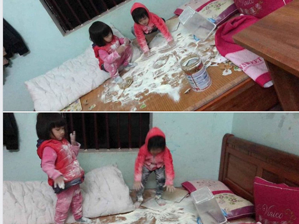 Nhận lời chăm con thay vợ, tưởng là đơn giản ai ngờ ông bố trẻ vừa hút xong điếu thuốc quay vào đã thấy cảnh 'sầu trắng tóc'