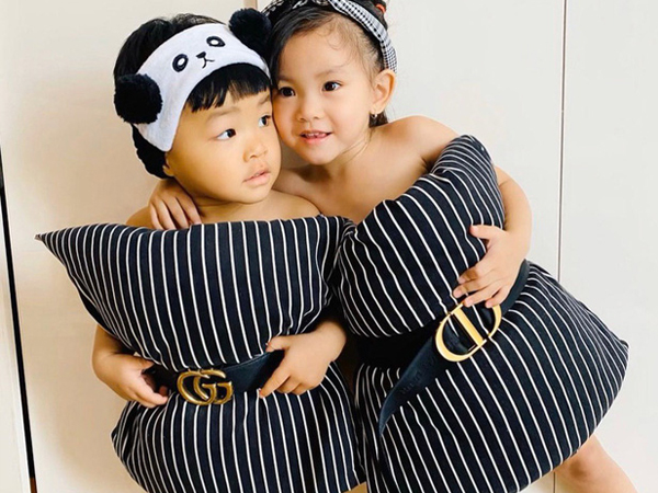'Lấy gối làm váy' phủ sóng Vbiz: BB Trần, Võ Hoàng Yến biến tấu đẳng cấp, đến hội nhóc tỳ cũng nhập cuộc cực yêu