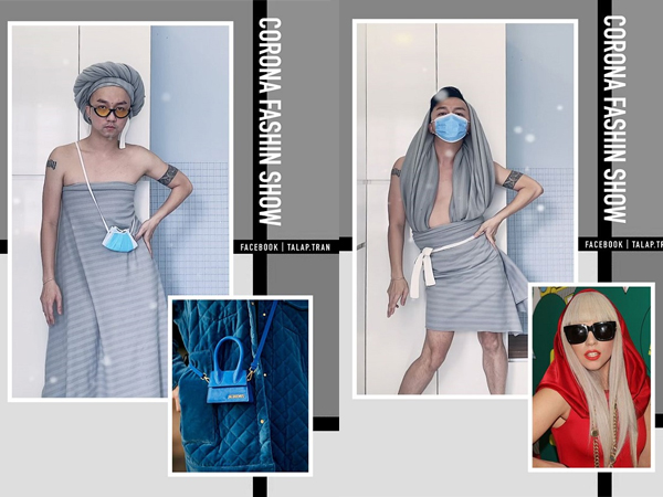 Ở nhà quá lâu vì dịch bệnh, chàng trai tổ chức 'Corona Fashion Week' cây nhà lá vườn từ A đến Z khiến dân mạng thích thú