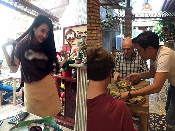 Quán cơm ở Sài Gòn mở cửa lại nhưng không có nhân viên, vợ chồng Trường Giang - Nhã Phương đích thân phục vụ khách