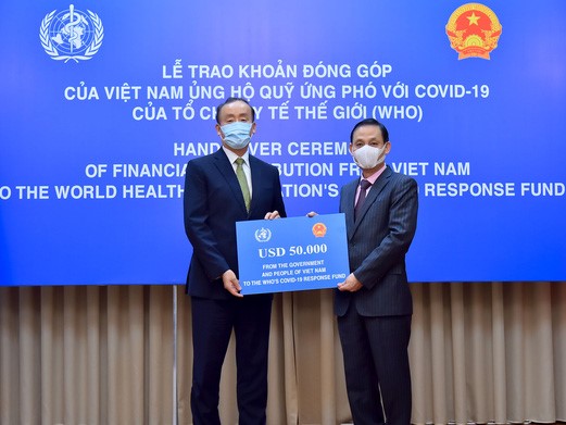 Việt Nam ủng hộ 50.000 USD cho quỹ ứng phó với Covid-19