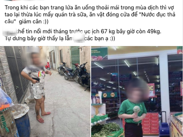 Khoe vợ giảm được 18kg trong 1 tháng, anh chàng bị dân mạng chỉ ra điều sai rất sai này