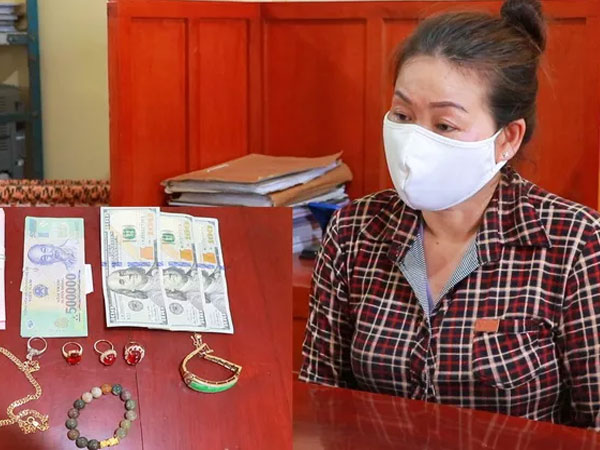 Osin trộm nhẫn kim cương, vàng của chủ nhà để... đi mua đất