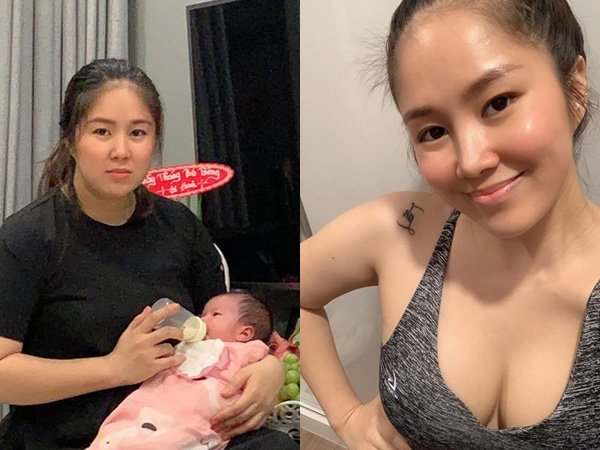 Bị chê bai vì tăng đến 30kg sau khi sinh con, Lê Phương quyết tâm lấy lại vóc dáng khiến ai nấy đều kinh ngạc