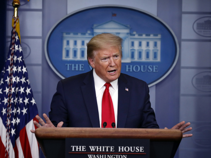 Tổng thống Donald Trump nói Mỹ đang điều tra nghiêm túc Trung Quốc về Covid-19