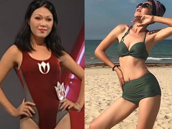 Sắc vóc thời thi Hoa hậu Việt Nam của 'Nữ hoàng cảnh nóng' Đinh Y Nhung