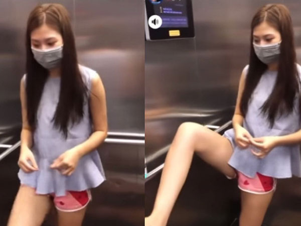 Chúng Huyền Thanh bị chỉ trích mạnh mẽ vì dùng chân bấm thang máy