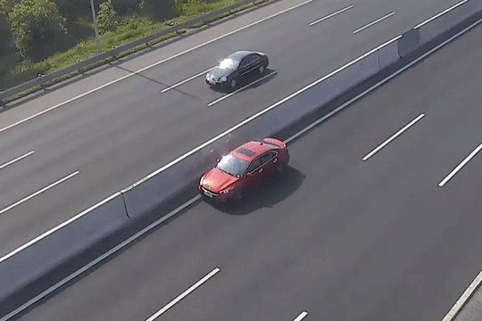Tìm được tài xế lao ngược chiều ở làn 120 km/h trên cao tốc Hà Nội - Hải Phòng