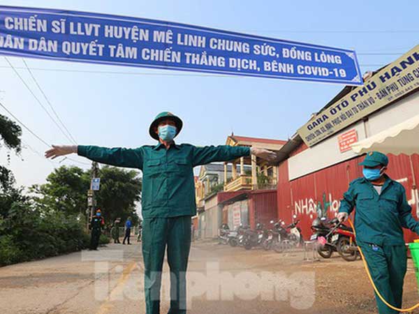 Thôn Hạ Lôi trước ngày dỡ phong toả 'nội bất xuất, ngoại bất nhập'