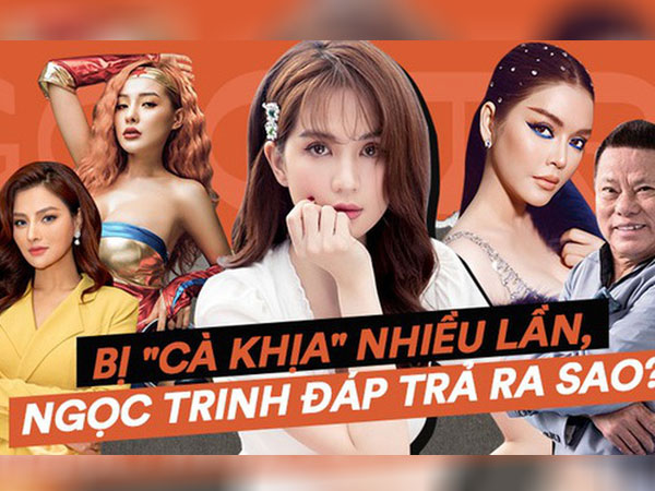 Cách Ngọc Trinh đáp trả khi bị 'cà khịa': Lần nào cũng "thâm thuý", đá xéo hết dàn mỹ nhân đến tình cũ Hoàng Kiều