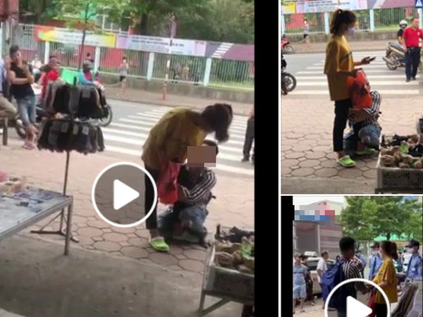 Chuyện chia tay hot nhất MXH hôm nay: Chàng trai ôm chặt chân người yêu van xin quay lại khiến náo loạn cả con phố