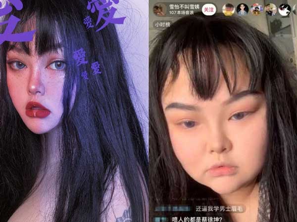 Lộ nhan sắc thật trong lúc livetream, hot girl Tik Tok khiến fan hoảng hốt unfollow liên tục