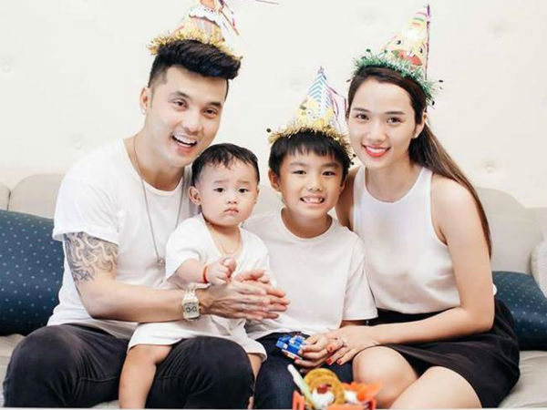 Những bố dượng showbiz Việt: Người 'được lòng' con riêng, kẻ mang tiếng ngược đãi