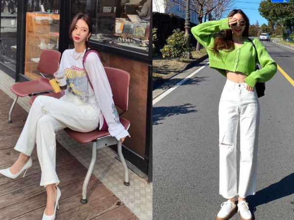 Diện jeans trắng không những mát mắt mà còn thời thượng hết cỡ nếu bạn học 4 chiêu mix đồ hay ho từ gái Hàn