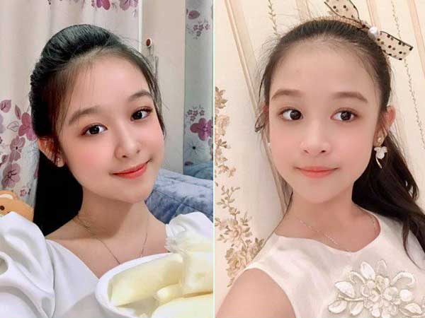 Hình ảnh mới nhất về bé gái Cần Thơ chuyên đọ sắc cùng Hoa hậu, gương mặt thay đổi nhiều