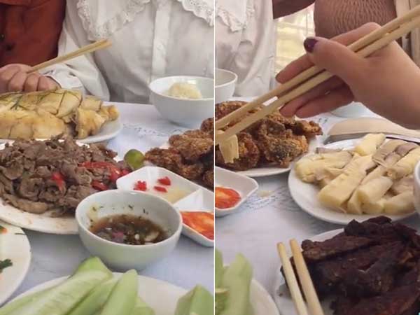 Đăng mâm cỗ cưới Tây Bắc, cô gái khiến dân mạng tranh cãi kịch liệt, người khen đặc sản, kẻ chê đạm bạc