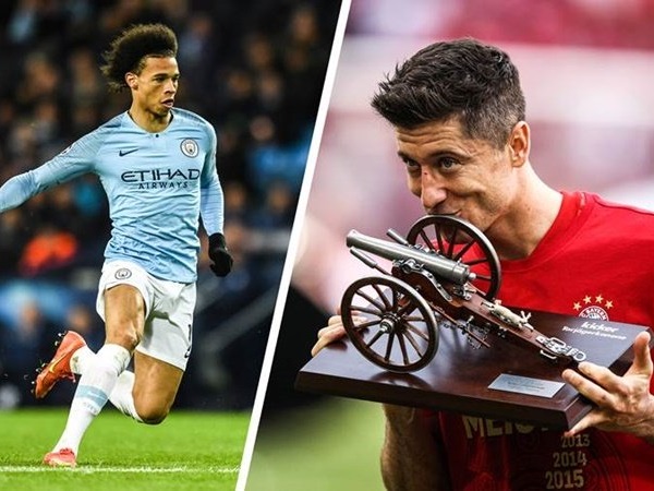 Lewandowski kêu gọi Bayern Munich chi tiền tấn tậu Sane