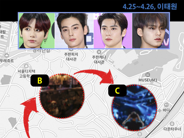 HOT: Dispatch tung bằng chứng hội 97 line đình đám bậc nhất Kpop có mặt ở ổ dịch Itaewon trong thời gian giãn cách xã hội