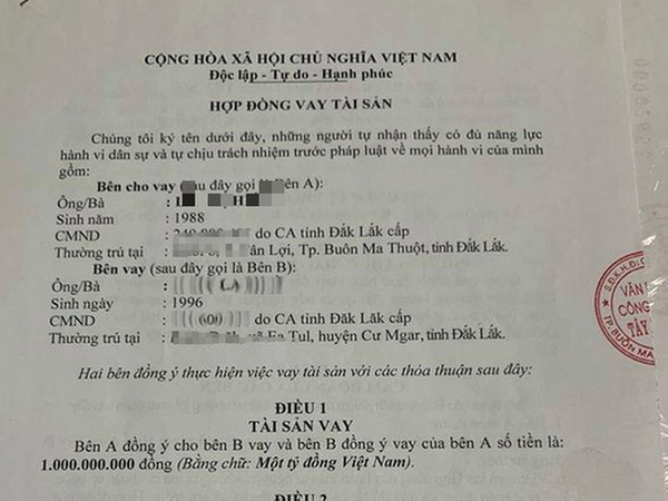 Đắk Lắk: Con gái 1 Phó giám đốc Công an tỉnh bị tố vay 5 tỉ đồng không trả