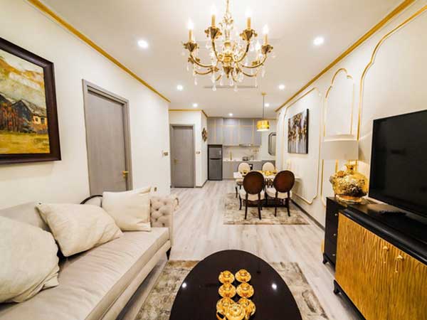 Cận cảnh căn hộ ở Hà Nội được dát vàng, giá 'siêu đắt' 150 triệu đồng/m2