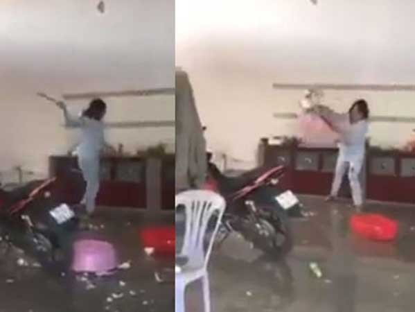 Đáng sợ hơn cả 'đi đường quyền', cô vợ này khiến MXH 'dậy sóng' nhưng lạ nhất là thái độ của ông chồng ngồi ngay cạnh