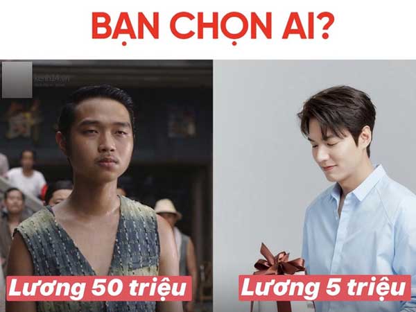 Mạng xã hội xôn xao với câu hỏi 'Chọn trai đẹp lương tháng 5 triệu hay trai xấu lương tháng 50 triệu', đáp án của hội chị em khiến ai cũng phải 'tròn mắt'