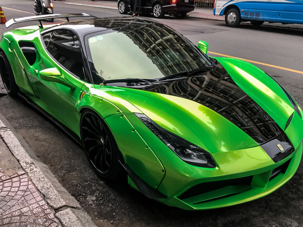 Đổi chủ, Ferrari 488 GTB độ Liberty Walk độc nhất Việt Nam 'lột xác' sang màu áo mới