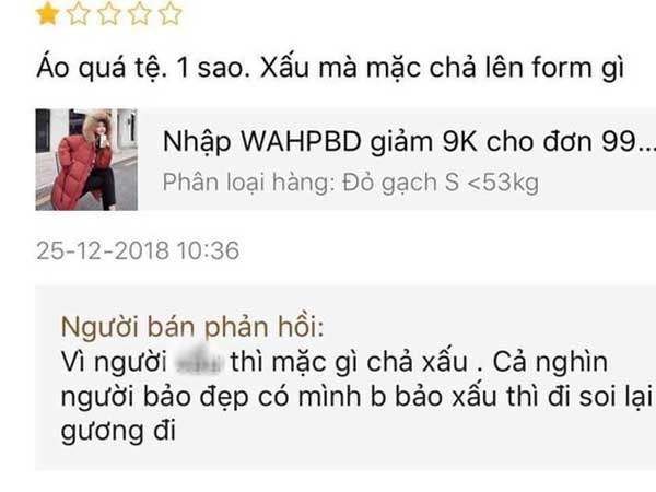 Đánh giá shop 1 sao vì chất lượng áo tồi tệ, cô gái trẻ 'đứng hình' khi nghe shop phản hồi