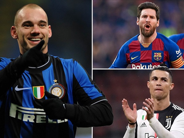 Sneijder: 'Tôi có thể xuất sắc như Messi và Ronaldo, nhưng... không thích'