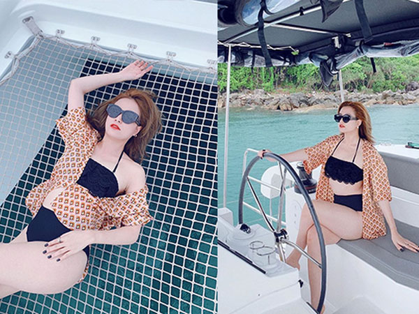 Hoàng Thùy Linh bị chê mập, chỉnh ảnh 'méo ghế' khi diện bikini