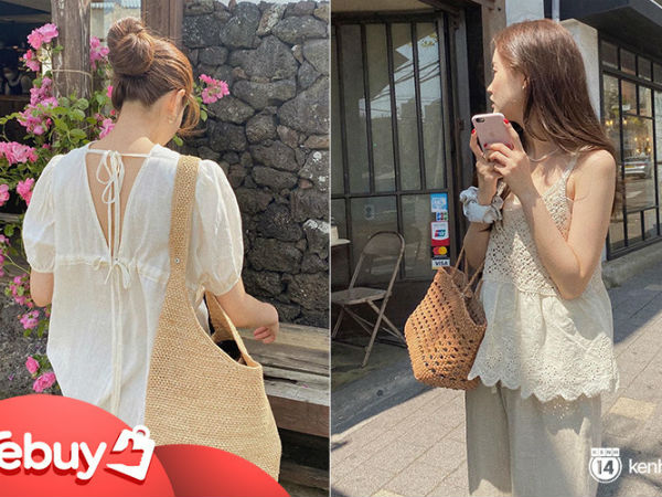 Nóng thế này chị em cứ nhắm áo trắng mà diện, bao nhiêu kiểu xinh tươi với cả chục cách mix vừa mát mẻ lại vừa sang