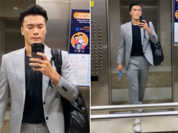 Bùi Tiến Dũng diện cả cành vest bảnh bao: Vẫn giữ nguyên phong độ quần quần áo áo đẹp trai các thứ lắm