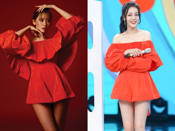 Nhờ tạo dáng hay ho mà Yoona khoe được nét sexy mặn mà tuổi 30, đối lập hẳn với vẻ ngọt ngào của Địch Lệ Nhiệt Ba