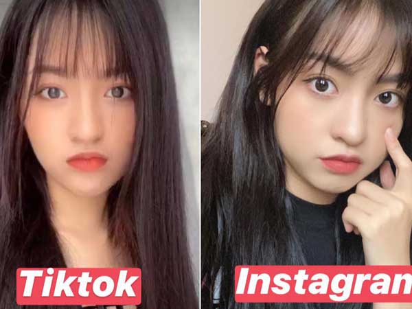 Đọ nhan sắc trên Tiktok và Instagram của dàn gái xinh triệu followers: Cán cân nhan sắc nghiêng về bên nào?