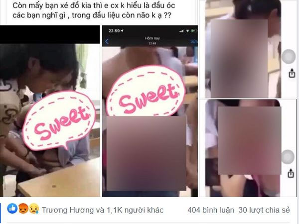 Phẫn nộ đám bạn trai hò reo cổ vũ khi chứng kiến nữ sinh bị bắt nạt, lột đồ