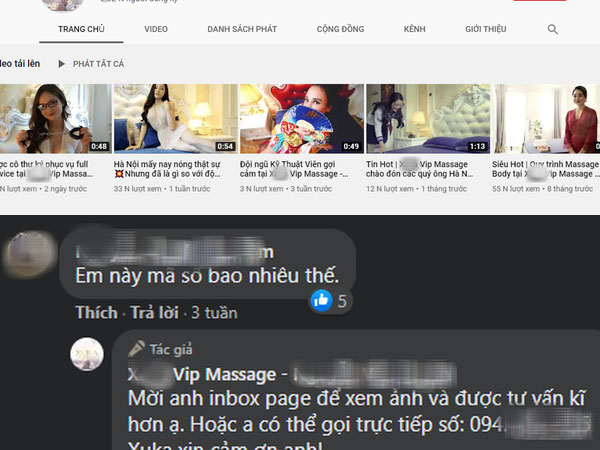 Đằng sau những video quảng cáo dịch vụ massage trên MXH với dàn 'KTV' như diễn viên phim người lớn: Chỉ tới 'X' nhưng muốn 'Z' thì có thể thương lượng