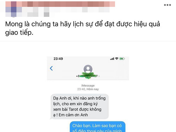 Nhắn tin 'dạ thưa' để xin xếp lịch hẹn mặt, anh chàng bị từ chối thẳng thừng vì 'không lịch sự', càng gây tranh cãi khi đoạn tin nhắn được công khai