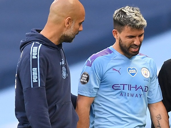 Aguero nguy cơ nghỉ hết mùa vì chấn thương đầu gối
