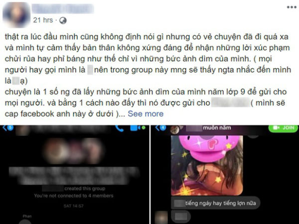 Nữ sinh Hà Nội bị nhóm HS cấp 2, cấp 3 lập group chê bai ngoại hình thậm tệ: Nạn nhân đăng đàn yêu cầu được xin lỗi