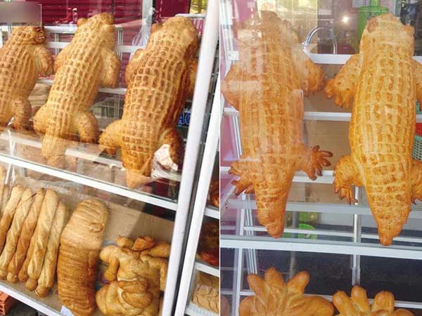 Bánh mì cá sấu khổng lồ gây 'bão', ngày bán trăm chiếc