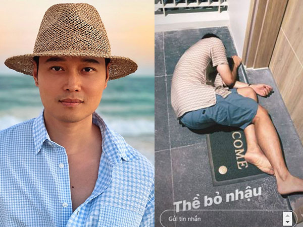 'Hoàng tử sơn ca' Quang Vinh say xỉn đến bất tỉnh trước cửa khách sạn