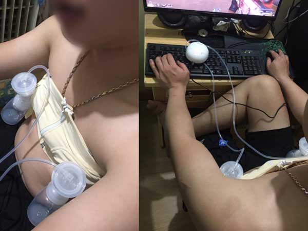 Đang say sưa chơi game thì bị vợ mặc cho cái 'áo' đặc biệt, dân mạng gật gù: 'Mặc áo của phụ nữ nhưng lại rất 'đàn ông'!'
