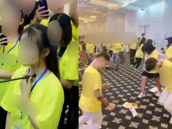 Clip: Học viên 'khóa học làm giàu' chọc gậy vào yết hầu để thử thách bản lĩnh chính mình gây kinh hãi